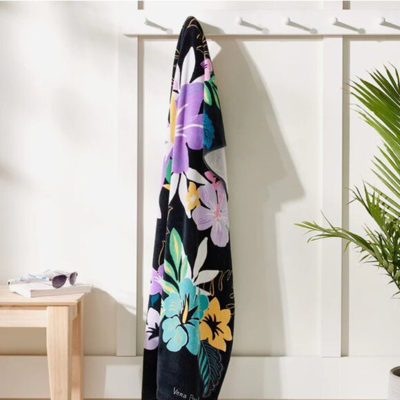 NWT - Vera Bradley Factory Style Beach Towel | Island Floral - Picture 3 of 3